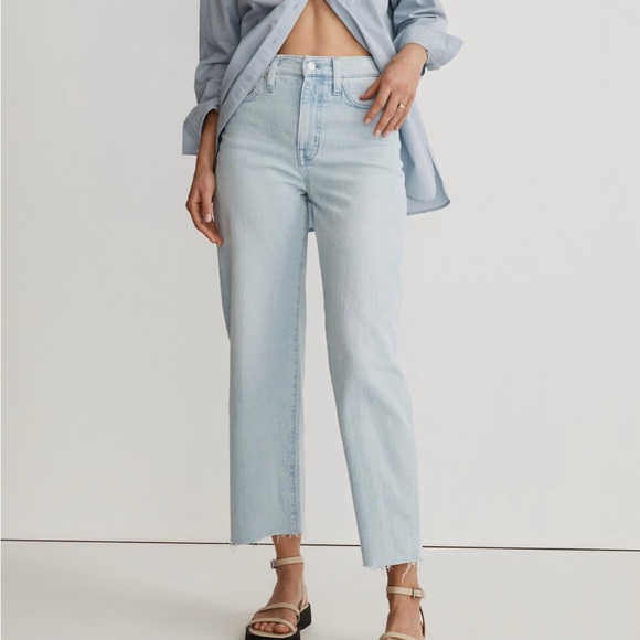 Madewell The Perfect Vintage Wide-Leg Crop Women’s Jean - Size 25 - Picture 2 of 9